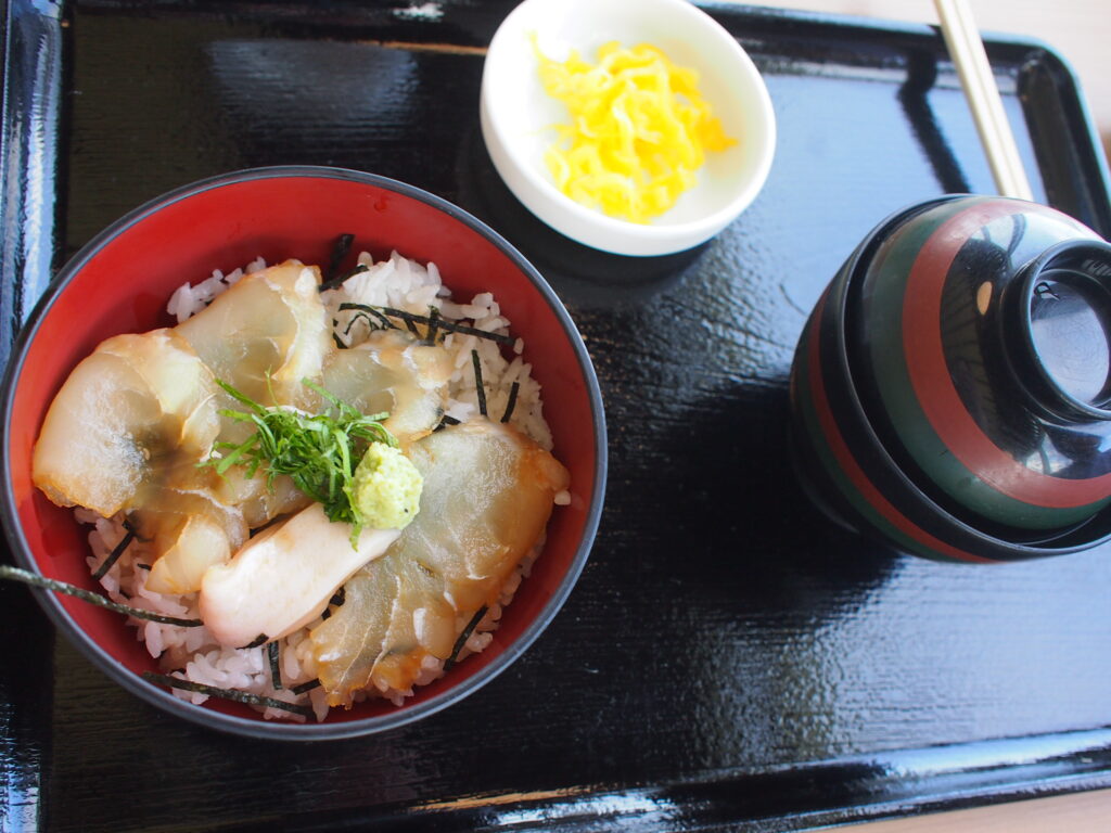 上ノ国町道の駅もんじゅ　てっくい漬け丼ミニ